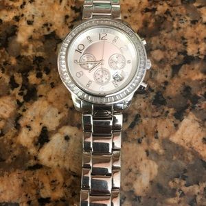 Silpada watch- stainless steel.